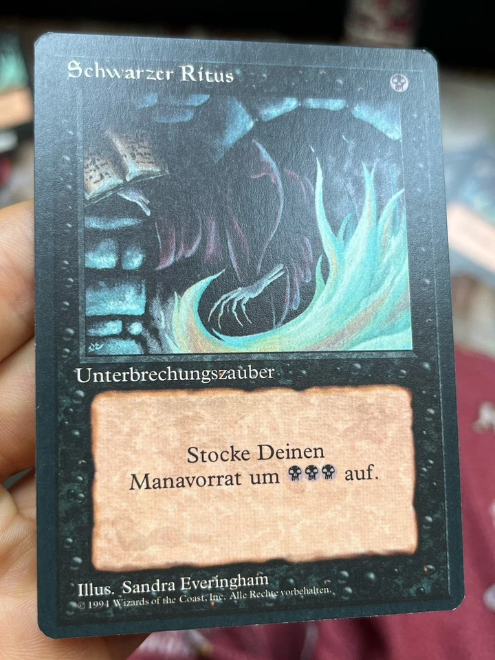 4x German FBB • Dark Ritual • Pack Fresh • Mtg (1829) - Image 4 of 4