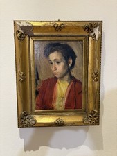 Quadro Arte Napoletana Rubens Capaldo Antico Olio Su Tela 31x21 Cm Quadro