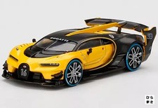 1/64 Bugatti Vision Gran Turismo Yellow Mini Car LHD Mini GT Diecast Model