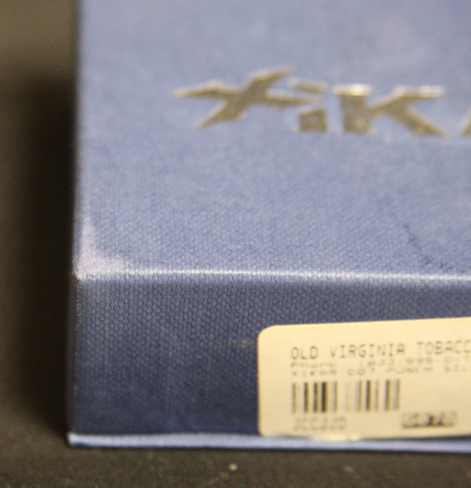 XIKAR Cigar Punch Silver Old Virginia Tobacco w/box papers