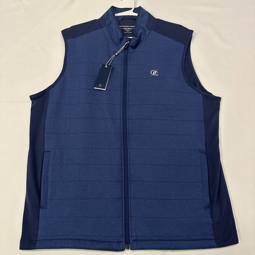 Holderness & Bourne Herren Golf Perry Weste Blau Größe XL HB7325-0018