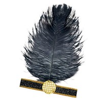 20Er Jahre Haarband Schwarz FüR Fasching Mottopartys Und Cosplay Veranstaltungen
