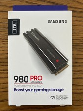Samsung 980 PRO 1TB M.2 NVMe Internal SSD with Heatsink (MZ-V8P1T0CW)