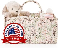 Organizador De Pa ales Para Beb , Port til, Bolsa De Mano, Diary Floral NEW US.