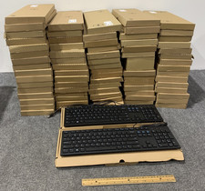 Lot of 77 Dell Mixed Models Standard Keyboards - Open Box -