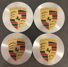 Porsche Radnabendeckel 76mm Original 9Y0.601.149 Nabenkappe Silber Chrom NEU