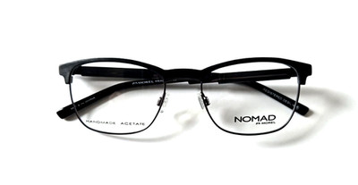 MOREL NOMAD 40013N NG03 BLACK RECTANGLE AUTHENTIC FULL RIM EYEGLASSES 52-19-135