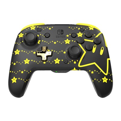 PDP LLC REMATCH GLOW Wireless Controller: Super Star Controller Schwarz,Gelb,Grü