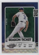 2021 Panini Contenders Season Ticket Optic Green Wave Prizm Max Scherzer #61 h6d