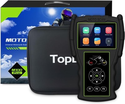 M100Pro Motorcycle OBD2 Diagnostic Scanner Tool ABS TPMS Code Reader Full System