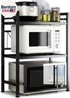 Microwave Oven Rack, Expandable Microwave Stand Countertop Kitchen Utensils Tabl