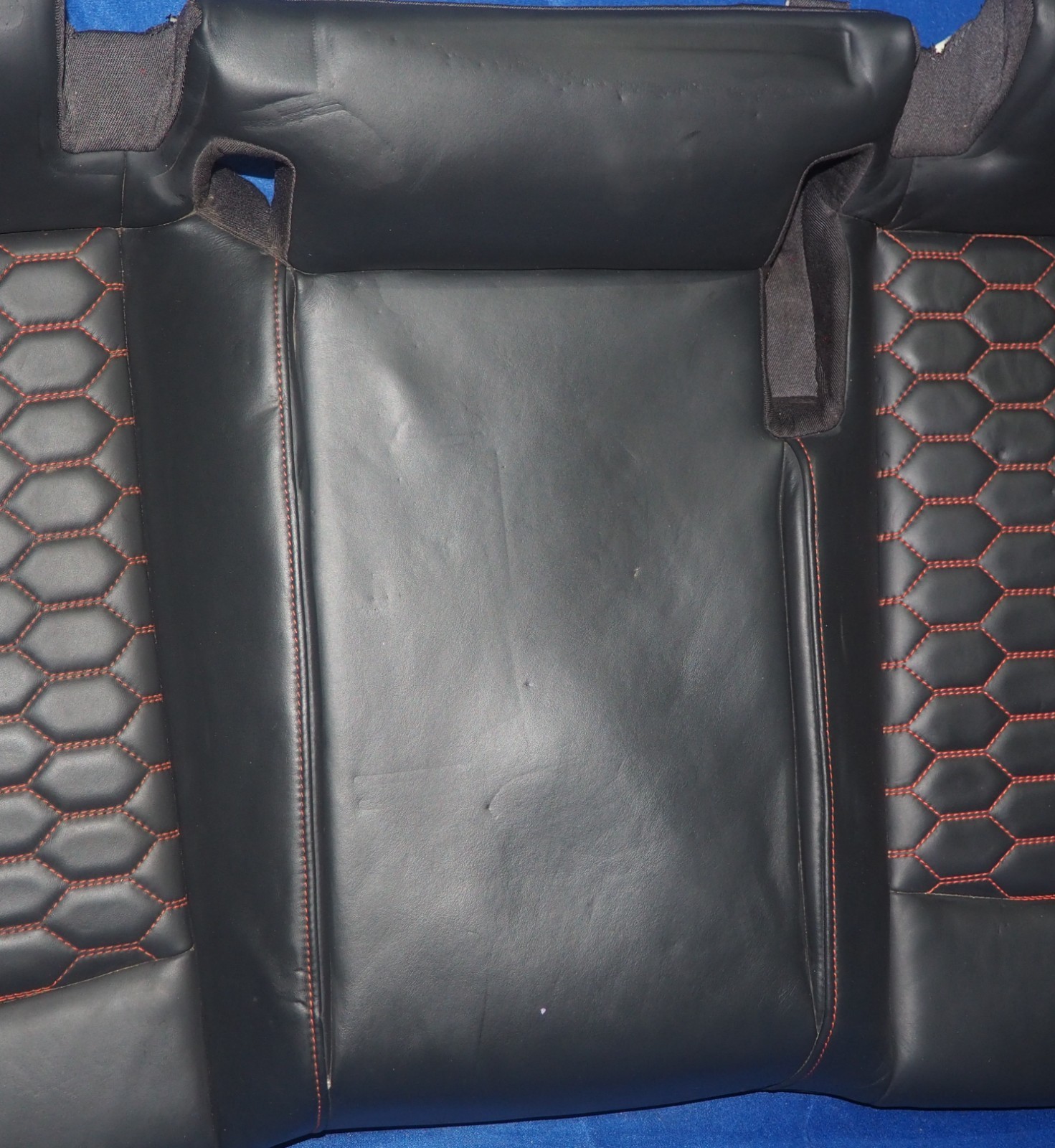 2018-2025 Audi RS5 Sportback Rear Lower Seat Bench Cushion W/Red OEM *Indents*