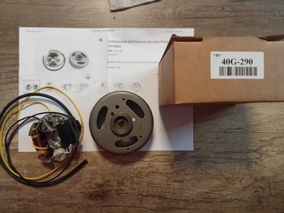 Lichtmaschine Generator mit Polrad Hercules Prima mit Sachs 504