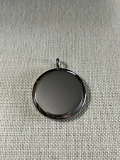 Origami Owl LK4010 Large Silver Solid Twist "BASE ONLY" for Locket "New"