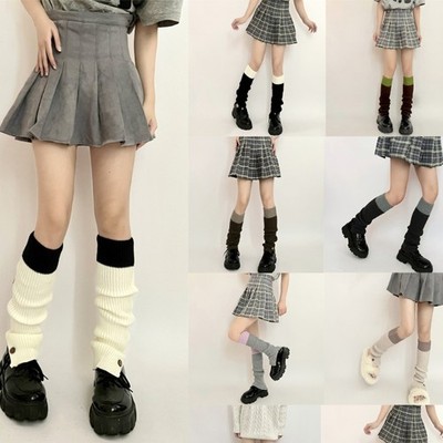 Knitted JK Socks Slouch Socks Jk Stocking Leg Warmers Loose Long