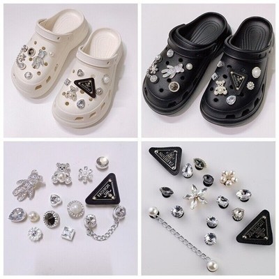 Strass Schuhe Charms DIY Zubehör Decor Mädchen Kinder Geschenk für Croc Schuh