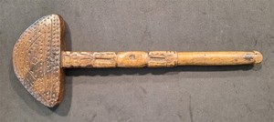 Antique Moroccan Berber Wooden Sugar Hammer or Deggaga 19th Century