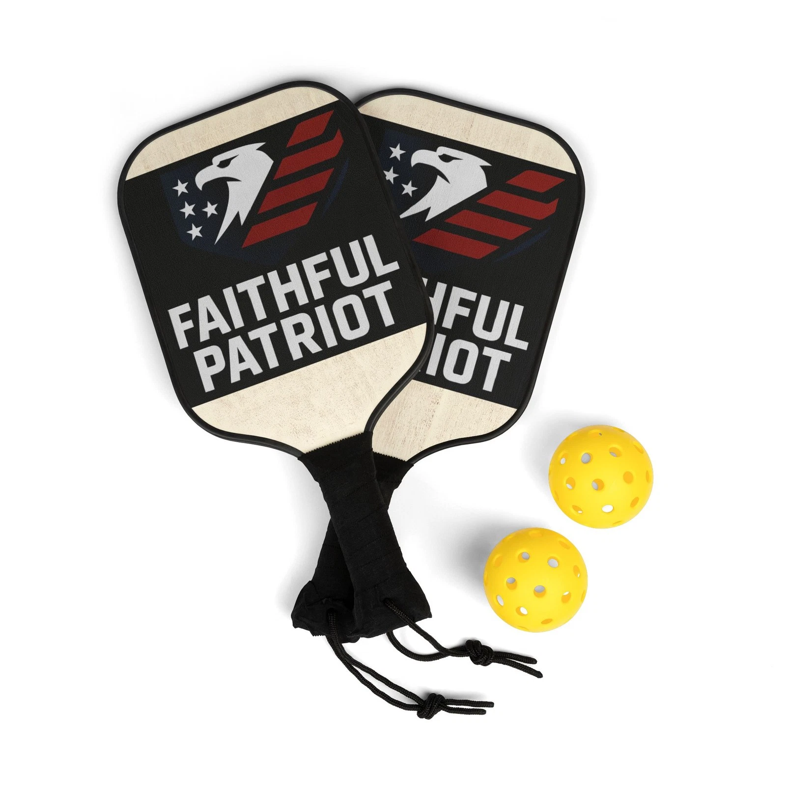 Faithful Patriot Pickleball Kit - Perfect for Sports Lovers