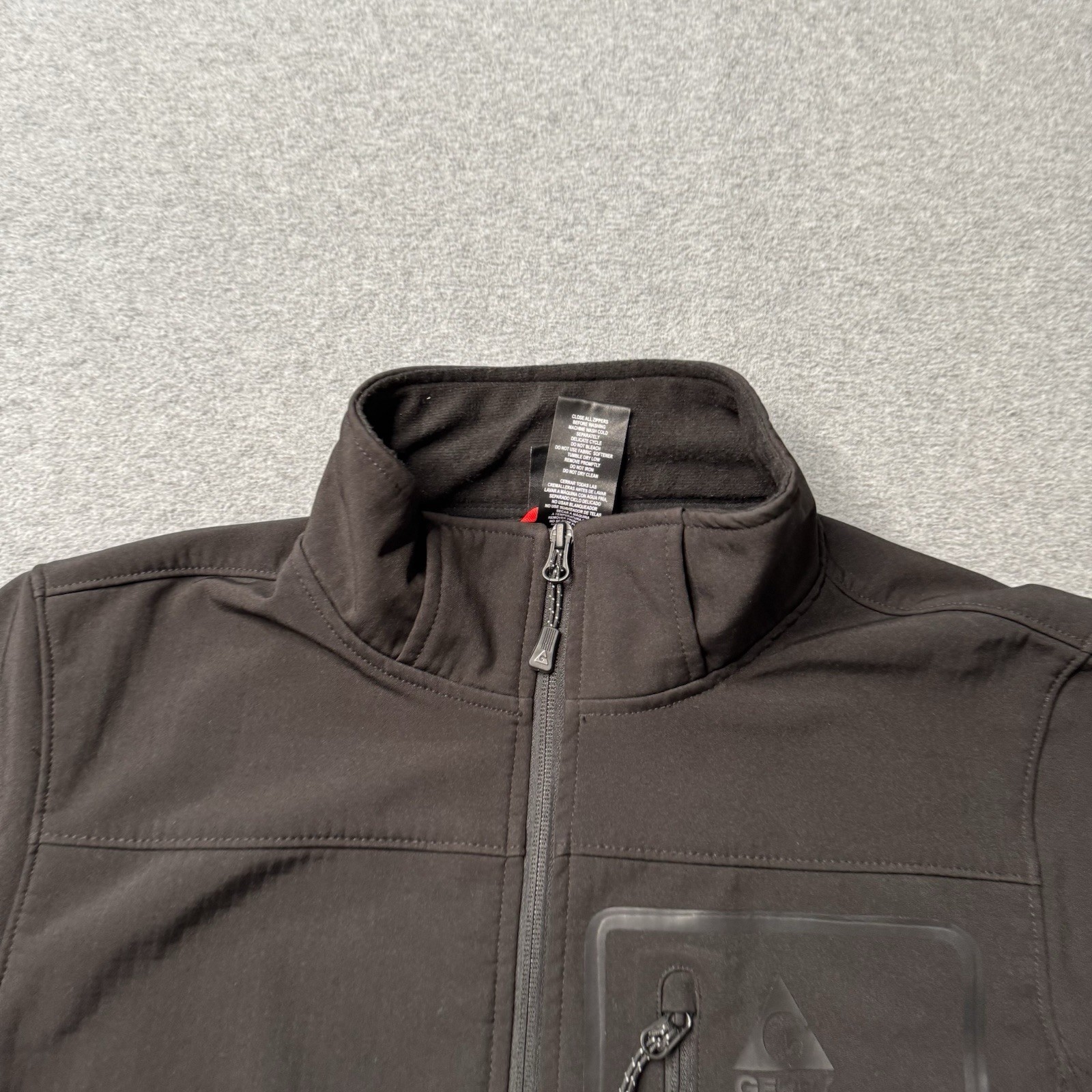 Gerry Jacket Mens Medium Black Softshell Microgri… - image 6