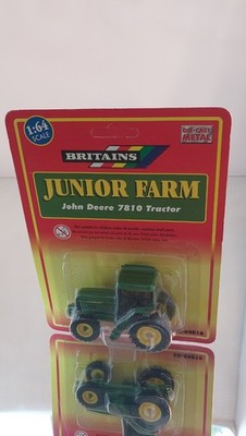 John Deere 7810 Tractor - BOX Blister - Britains - Green - # BR 04010