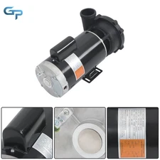 5 HP 2-Speed Black Spa & Hot Tub Pump 230V 3722021-1D Replace 56Y-Frame Spa Pump