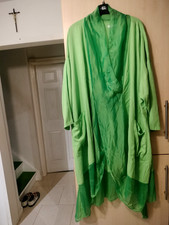 Ladies Italian green midi tunic/top/blouse size 26/28/30 new