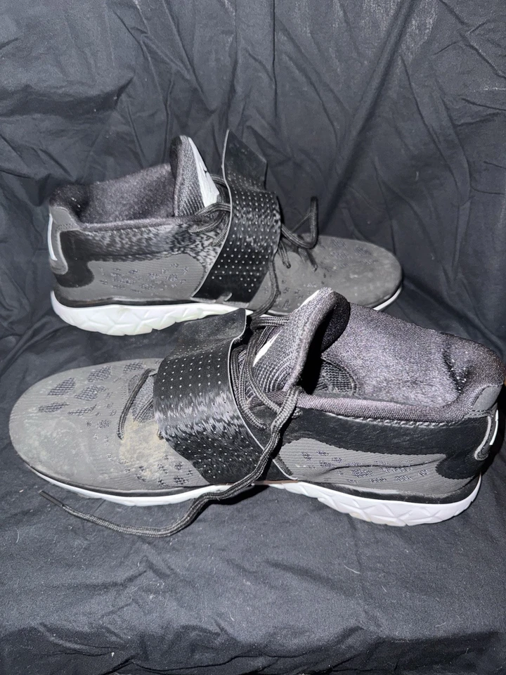 Jordan Nike Flight Flex Trainer 2 “Blanco Negro” Zapatillas Zapatos TALLA 13 USADO ¡LEER! Foto 3 de 4