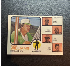 Topps 1973 - A's Field Leaders #179 Dick Williams Irv Noren Jerry Adair