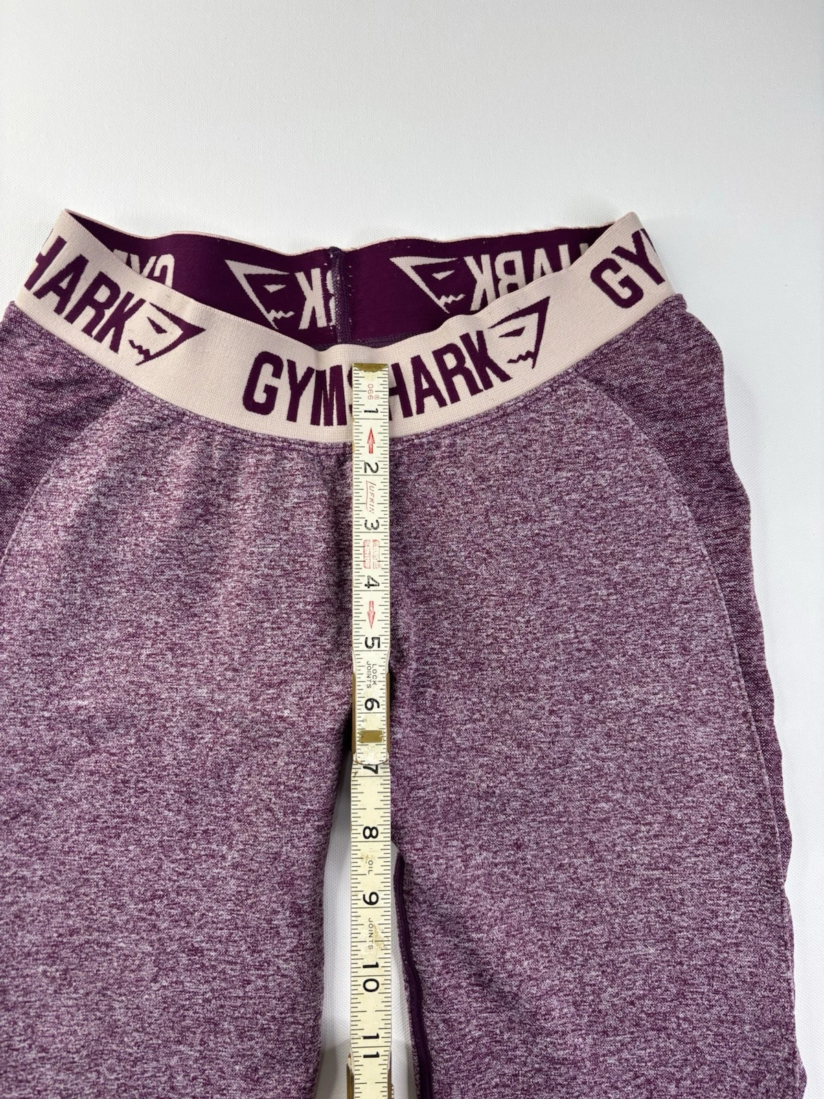 gymshark flex spell out logo waist band leggings