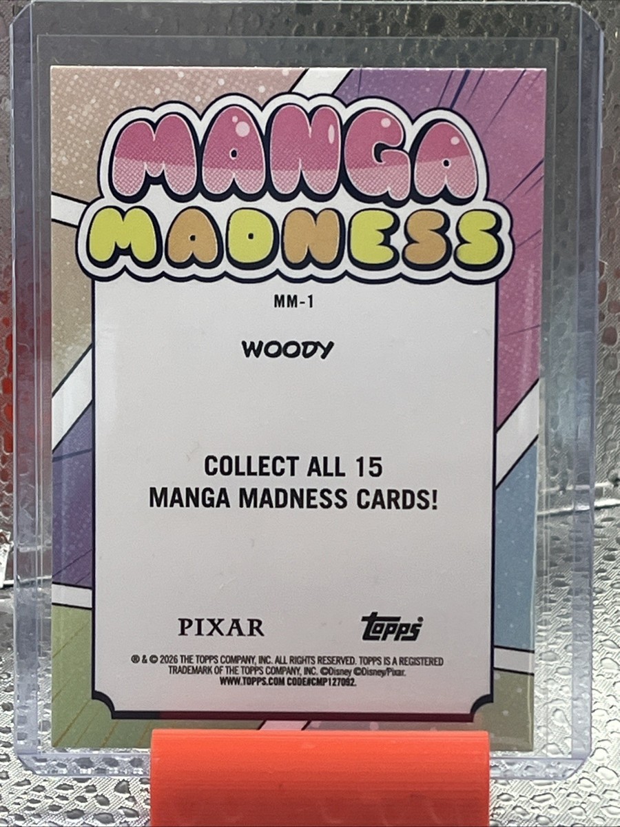 2026 Topps Disney Neon - Manga Madness Woody #MM-1 | eBay