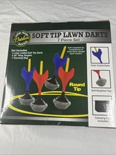 7 PIECE SOFT TIP LAWN DART SET WITH CARRYING BAG BRAND NEW IN BOX (014)