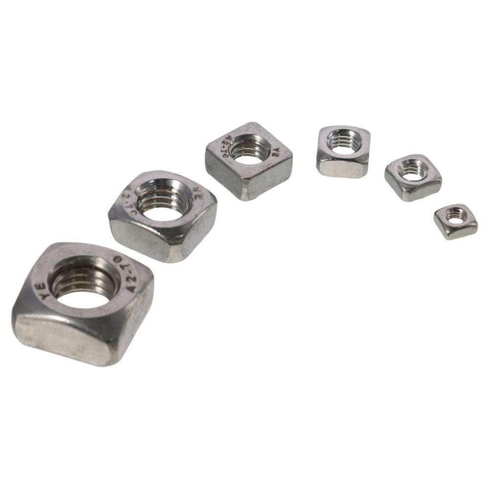 260Pcs M3/M4/M5/M6/M8/M10 Square Nut Industrial and Construction