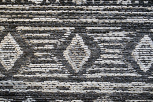 Alfombra utilitaria de cocina para patio fácil cuidado diseño tribal marroquí natural - Imagen 8 de 8
