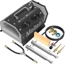 Double Burner Propane Forge for Home＆Professional, Gas Forge-Efficient Heating