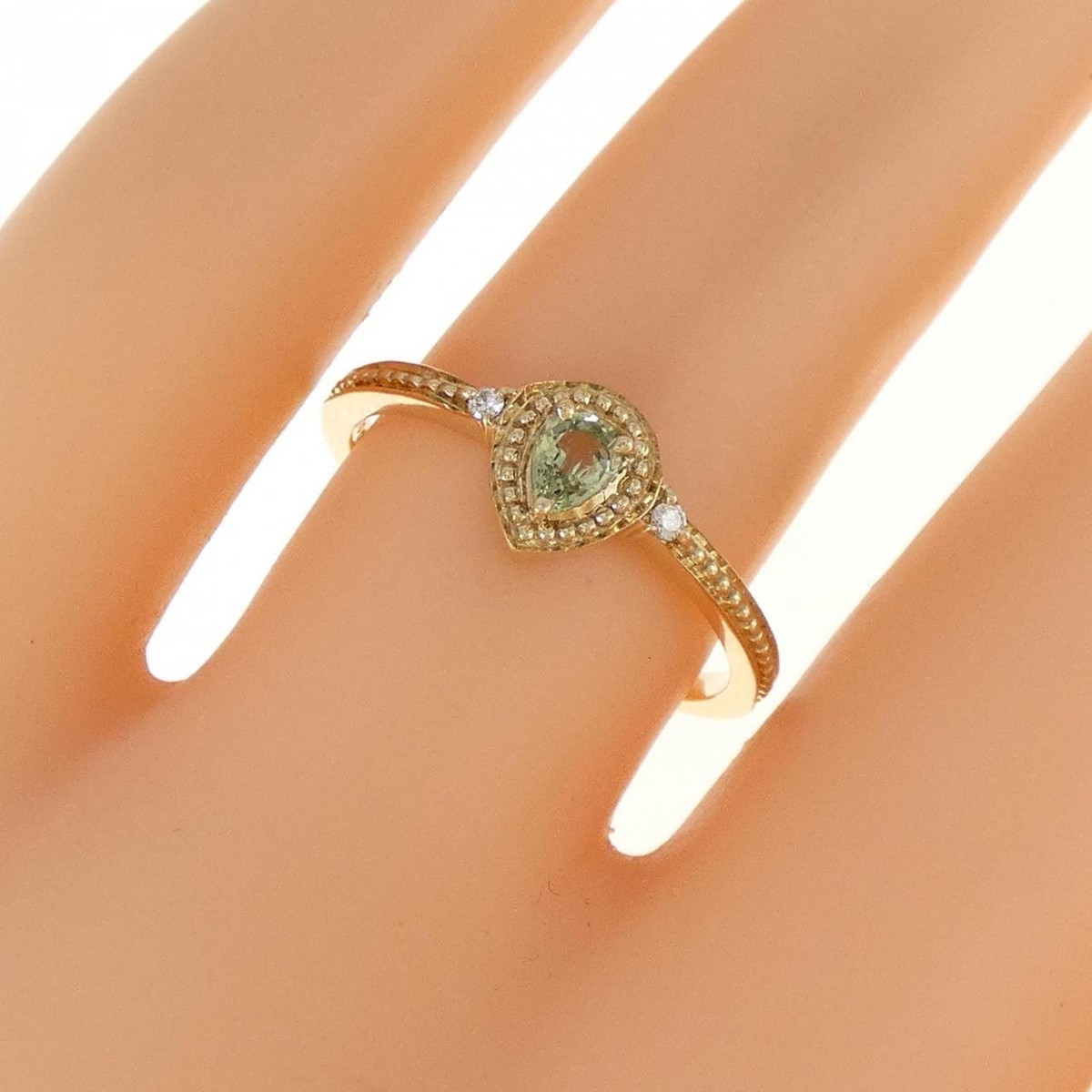Authentic K10YG Sapphire Ring 0.19CT #260-006-454-6643 | eBay Authentic K10YG Sapphire Ring 0.19CT #260-006-454-6643 | eBay