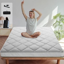 SUNYRISY Japanese Floor Mattress Mattress Topper for Back Pain Camp Mattress Mat