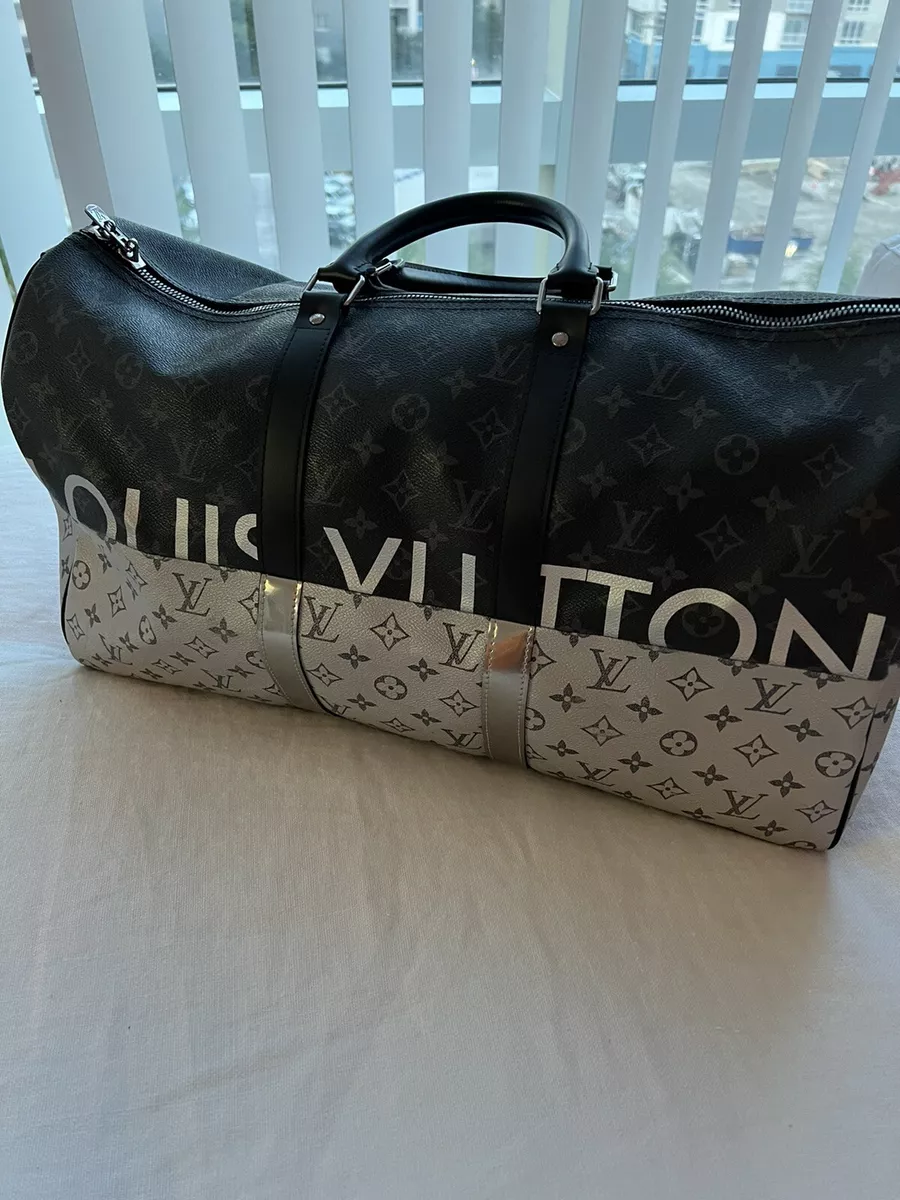 Louis Vuitton Keepall Bandouliere 50 Monogram Eclipse Split - Kim Jones  Limited