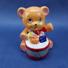 Hucha moneda oso tambor Davar de colección
