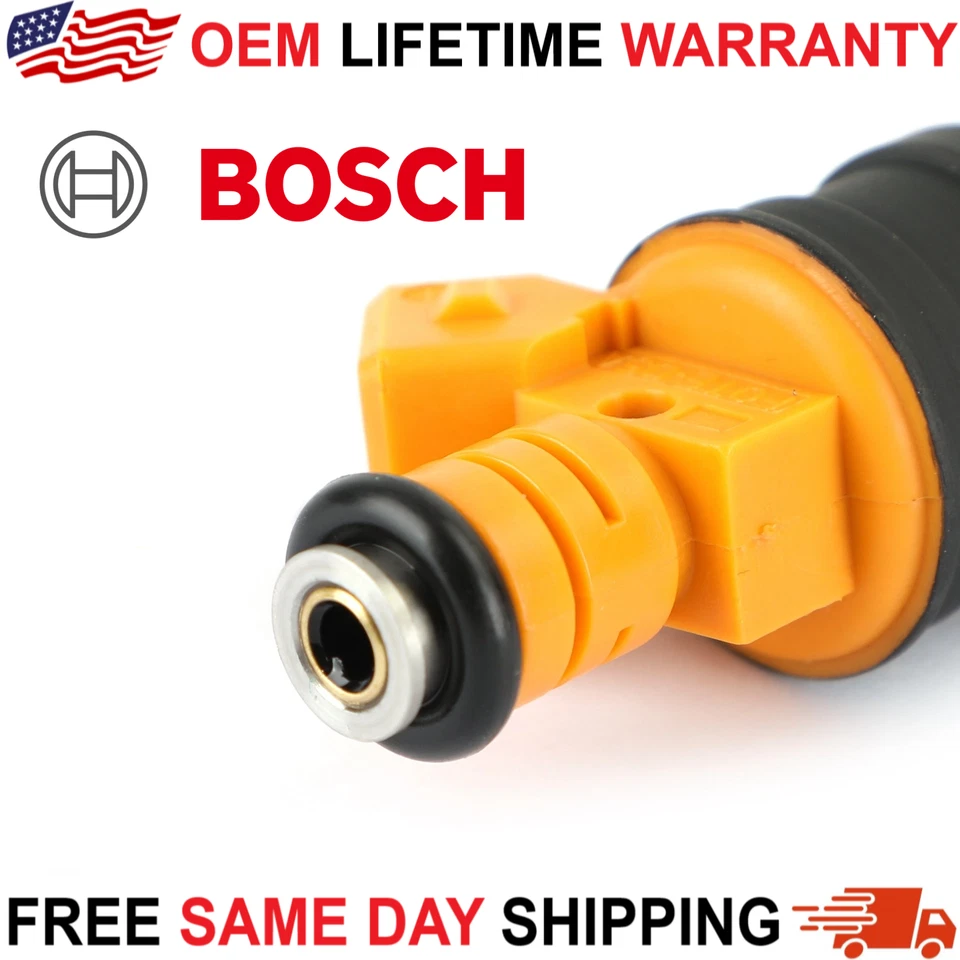 NEW OEM BOSCH x8 Fuel Injectors for 1988-1992 Ford F-150 5.8L V8 #0280150718 - Image 4 of 4