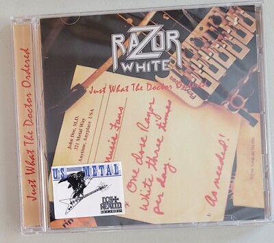 Razor White Just What The Doctor Ordered CD new