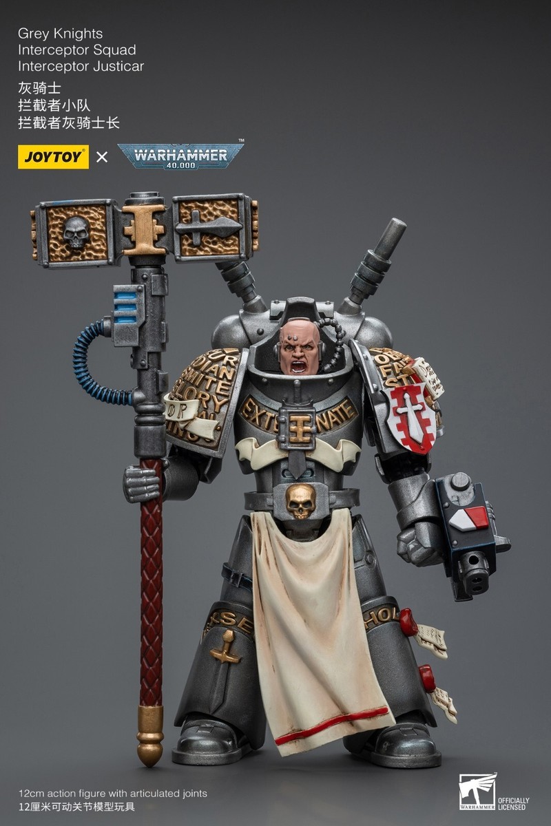 JOYTOY x Warhammer 40k Grey Knights Interceptor Squad Justicar 1