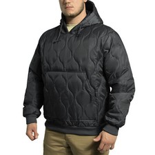 Rothco Black Quilted Woobie Hooded Sweatshirt - 10490 - S