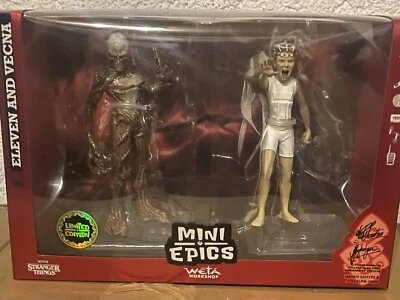 Weta Stranger Things Vecna ​​und Eleven Mini Epics Vinylfigur Limitiert - Bild 1 von 4