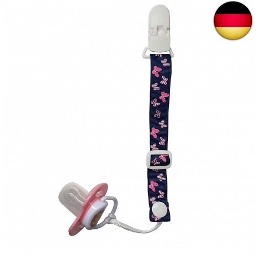 PREMYO 4 Pack Baby Schnullerkette Mädchen - Schnullerband mit Clip Verstellbare - Bild 8 von 8