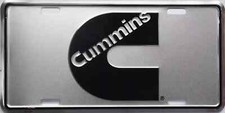 Cummins License Plate Emblem Tag Ram Truck Emblem Dually Logo Diesel Gear