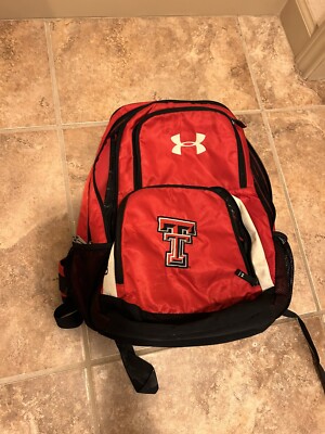 Red Under Armour Texas Tech Backpack