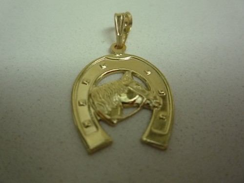 Médaillon vintage Horse en laiton, Lincoln Imp, anglais des