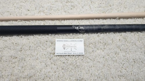K2 Pool Cue KLCGY Grey w/ Leather Wrap Play Cue w/ Low Deflection 12.5MM Shaft - Picture 2 of 6