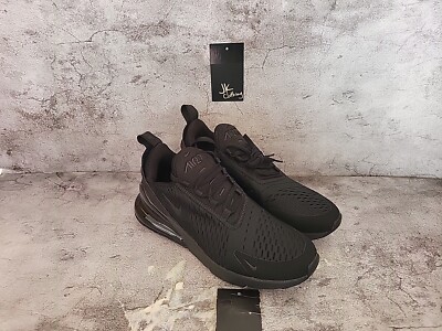 Women's 8 Nike Air Max 270 Triple Black Blackout AH6789-006