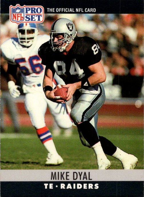 1990 Pro Set FACT Cincinnati #151 Mike Dyal Oakland Raiders | eBay
